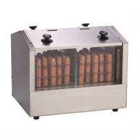 Antunes Side-by-Side Hot Dog Hutch Steamer with 66 Hot Dog Capacity