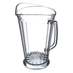 Thumbnail image #1 for CFS Brands Crystalite 558707 Clear Polycarbonate Water Pitcher, 60 oz., Tapered Lip, Thumb-Hold, Skirt Base Case of 6