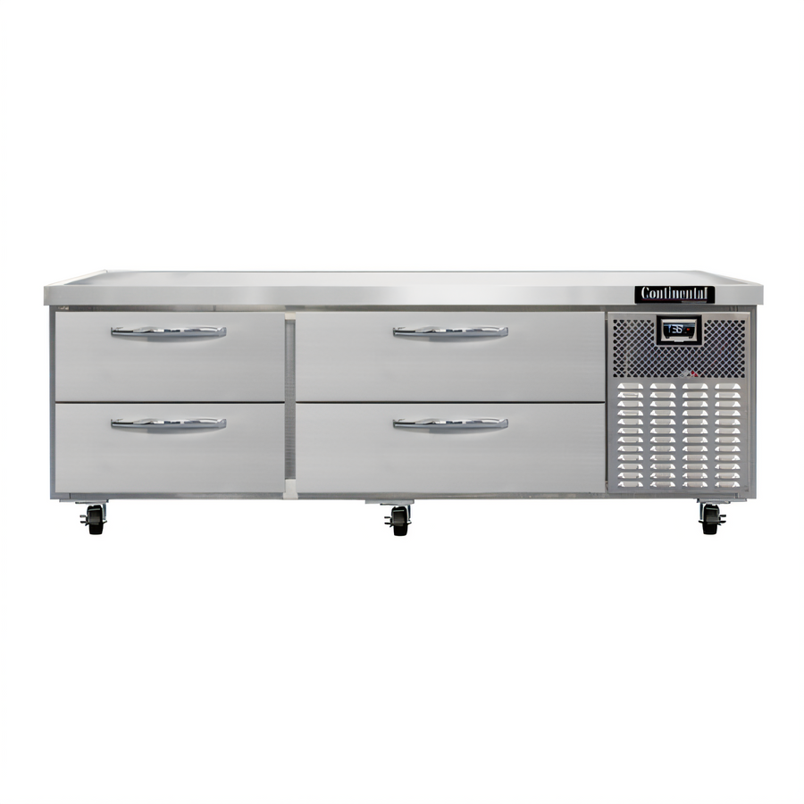 Product image #1 for Continental Refrigerator D72GN 72-Inch Four-Drawer Refrigerated Griddle Stand