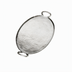 Thumbnail image #1 for American Metalcraft Oval Stainless Steel Hammered Finish Griddle Plate