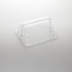 Thumbnail image #1 for American Metalcraft Half-Size Rectangular Roll-Top Tray Cover, 13-1/4 x 10-1/2 x 6-1/4 Inches, Clear Polycarbonate
