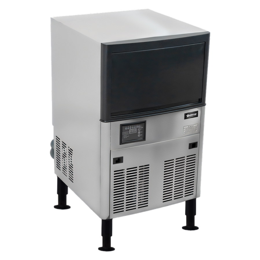 Product image #1 for Commercial Full Cube Ice Maker with Bin, Self-Contained Air-Cooled, 120 lb/Day, 40 lb Storage