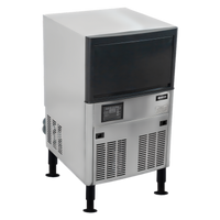 Commercial Full Cube Ice Maker with Bin, Self-Contained Air-Cooled, 120 lb/Day, 40 lb Storage