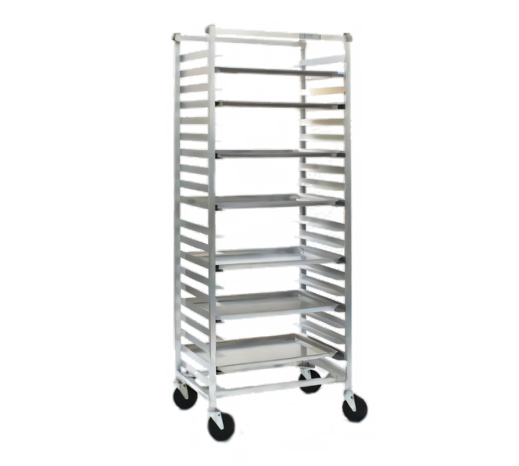 Product image #1 for Panco Mobile Full-Height Stainless Steel Utility Rack for 18 x 26 Inch Trays