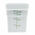 Thumbnail image #1 for Cambro 4SFSP148 CamSquare® Commercial Food Storage Containers Case of 6