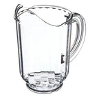 Thumbnail image #1 for CFS Brands VersaPour™ 554007 60 oz Clear Polycarbonate Water Pitcher with Contoured Lip and Ergonomic Handle Case of 6