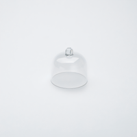 American Metalcraft 4-1/8 Inch Clear Round Polycarbonate Dome Cover