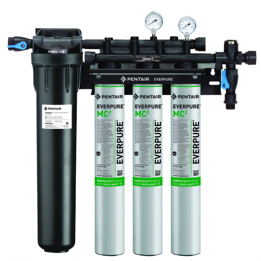 Product image #1 for Everpure Coldrink 3-MC² Triple Cold Beverage Water Filtration System with EC210 Prefilter