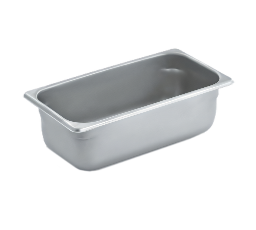Product image #1 for Vollrath S12064 1/3 Size Solid Steam Table Pan, 4-1/2 Quart, 4 Inch Deep, 300 Series Stainless Steel