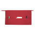 Thumbnail image #1 for Signature Chef Red Cotton/Poly Waist Apron with 3 Pockets, 21-3/4 x 12-1/2 Inches