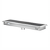 Thumbnail image #1 for KoolMore 12-Inch x 36-Inch Stainless Steel Commercial Floor Trough Drain with Subway-Style Grating and Removable Basket