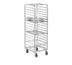 Thumbnail image #1 for Channel Manufacturing WA05 Walk-In Aluminum Bun Pan Rack, End Load, 11 Full-Size Pan Capacity, 5-Inch Swivel Casters