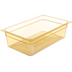 Thumbnail image #1 for StorPlus High Heat Full-Size 6-Inch Deep Amber Polyethersulfone Food Pan