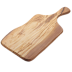 Thumbnail image #1 for American Metalcraft OWP178 Olive Wood Free-Form Serving Board with Handle, 17-3/8 x 7-3/4 x 3/4 Inches Case of 6