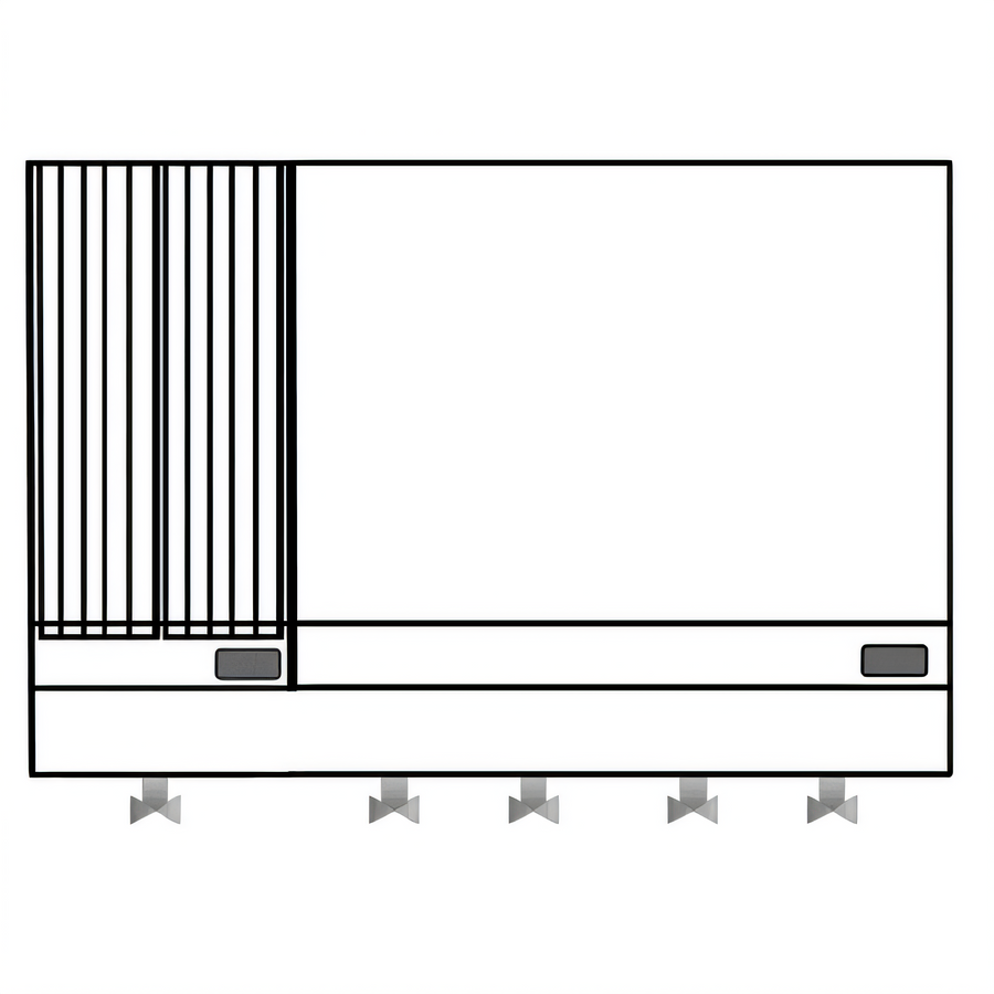 Product image #1 for Comstock-Castle 42 Inch Countertop Gas Char-Broiler/Griddle Combination with 30 Inch Griddle and 12 Inch Broiler, 105,000 BTU