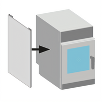 Lainox Compact Naboo Left Side Panel Stainless Steel Heat Shield