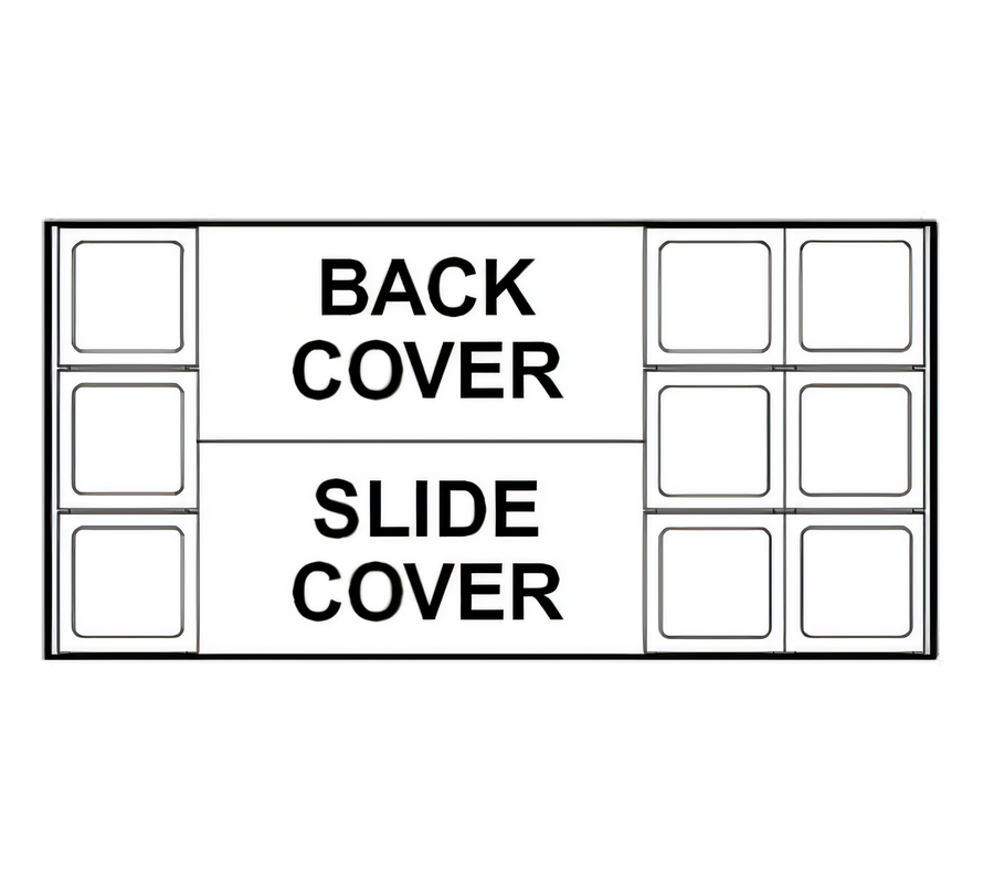 Product image #1 for Top Shelf 9-Bottle Underbar Bottle Well Ice Chest Cover Assembly, 30-Inch Wide