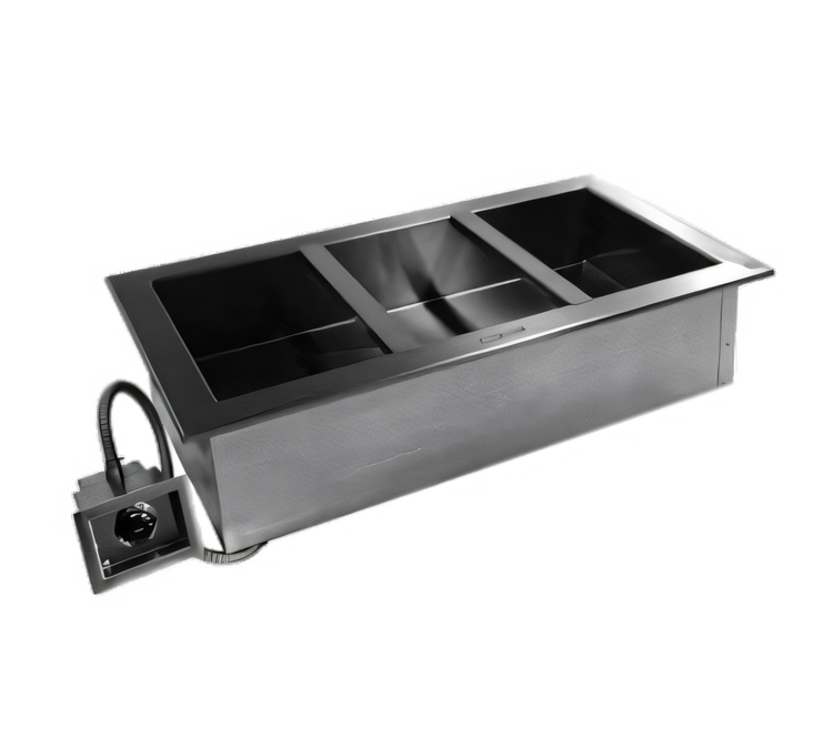 Product image #1 for Delfield N8887 Drop-In Electric Wet Hot Food Well, Single Tank, 6-Pan Capacity