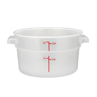 Winco PTRC-2 Commercial Food Storage Containers Case of 24