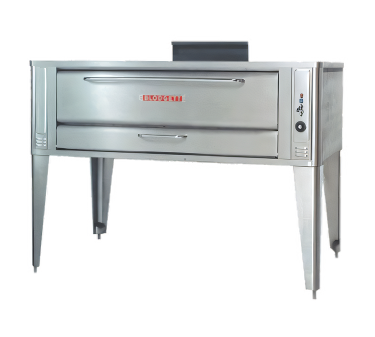 Product image #1 for Blodgett 1060 BASE Single Deck Gas Pizza Oven, Base Oven Only, 60 x 37 Inch Deck, 10 Inch High Chamber
