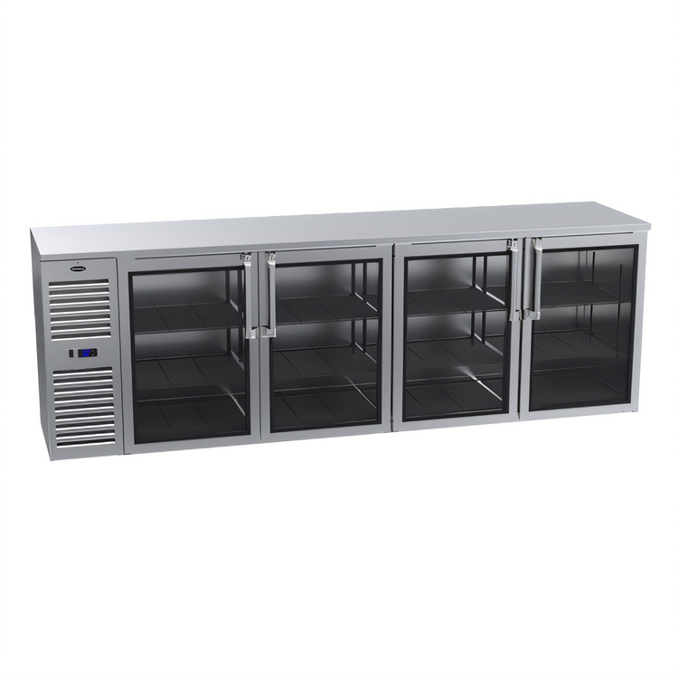 Product image #1 for Krowne 108-Inch Four-Section Self-Contained Refrigerated Back Bar Storage Cabinet