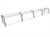 Thumbnail image #1 for Hatco Flav-R-Shield™ EP22 Full-Service Pass-Over Sneeze Guard, 132-Inch W x 15-Inch D x 18-Inch H, 4-Bay