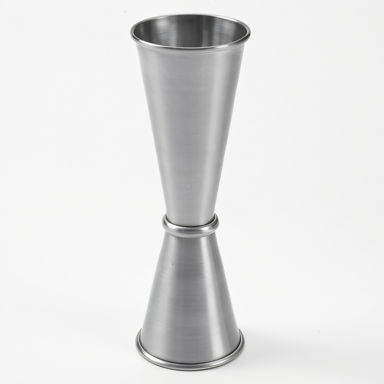 Product image #1 for American Metalcraft Stainless Steel Double Jigger, 1-1/4 oz. x 2 oz., Satin Finish