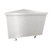 Thumbnail image #1 for Duke Thurmaduke 90° Mobile Triangle Corner Utility Station with Stainless Steel Top
