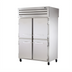 Thumbnail image #1 for True SPEC SERIES Two-Section Pass-Thru Heated Holding Cabinet with Stainless Steel Half Doors