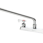 Thumbnail image #1 for Krowne Royal Series 15-516L Deck-Mount Manual Faucet, 16-Inch Swing Spout, 8-Inch Centers, Ceramic Valve, Low-Lead Case of 12