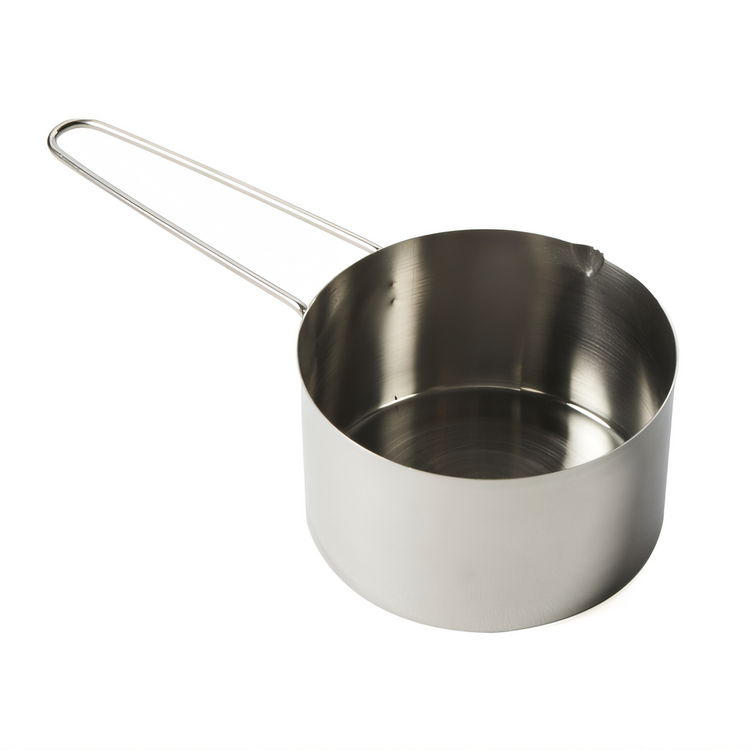 Product image #2 for American Metalcraft 1-3/4 Cup Stainless Steel Short-Handled Measuring Cup with Wire Loop Handle