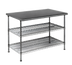 Thumbnail image #1 for Eagle AdjusTable Heavy-Duty Stainless Steel Work Table with 2 Adjustable Wire Undershelves, 48 x 30 Inches