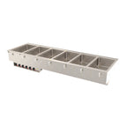 Thumbnail image #1 for Vollrath 3640910HD 6-Well Drop-In Electric Hot Food Well Unit, Insulated 12" x 20" Pans, Wet Operation, Thermostatic, 208V