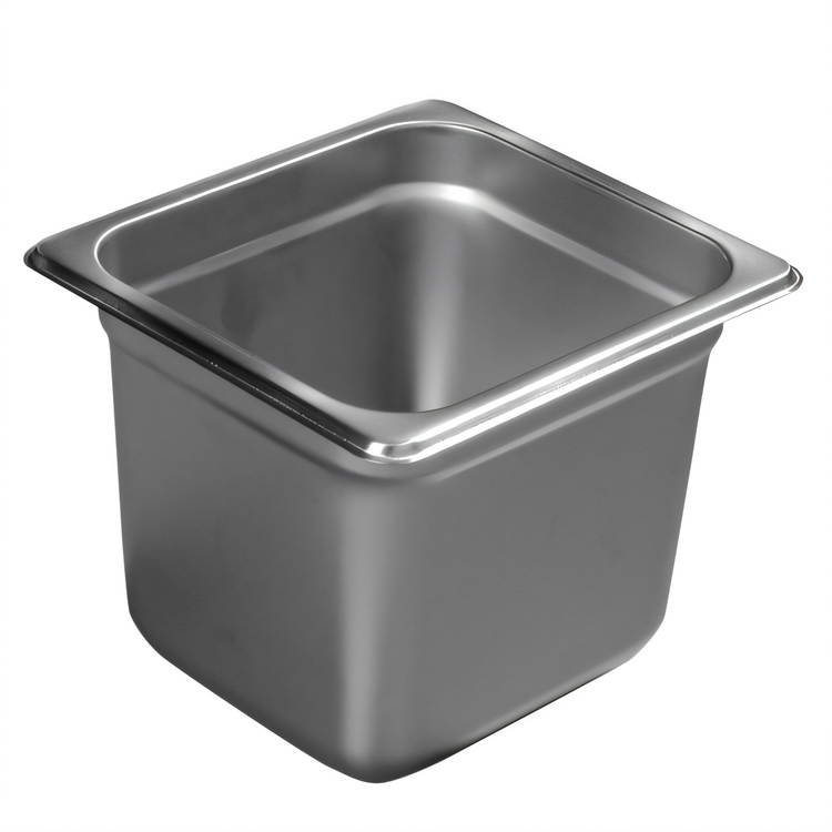 Product image #1 for Carlisle DuraPan™ 1/6 Size Solid Steam Table Pan, 6 Inch Deep, 3.9 Qt, 24 Gauge Stainless Steel