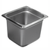Thumbnail image #1 for Carlisle DuraPan™ 1/6 Size Solid Steam Table Pan, 6 Inch Deep, 3.9 Qt, 24 Gauge Stainless Steel