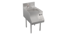 Krowne Stadium Series 18-Inch Freestanding Underbar Blender Station with Dump Sink, Recessed Blender Shelf and Faucet
