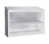 Thumbnail image #1 for Wall-Mounted Open Front Stainless Steel Cabinet, 36 x 15 Inches