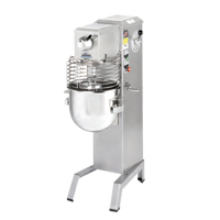 Univex SRMF20 20-Quart Floor Model Planetary Mixer with Variable Speed and SwingRing Safety Guard