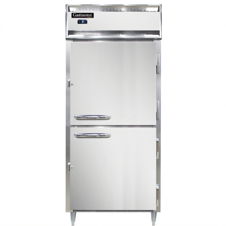 Product image #1 for Continental Refrigerator Designer Line D1FXSNSAHD One-Section Extra-Wide Shallow Depth Reach-in Freezer