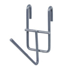 Thumbnail image #1 for Quantum SG-CMBGY Store Grid Cylinder Holder Mounting Bracket, Gray Epoxy Antimicrobial Finish, NSF