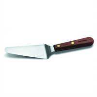 Dexter Russell Traditional S244 4-1/2 x 2-1/4 Inch Stainless Steel Offset Pie Knife with Rosewood Handle