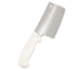 Thumbnail image #1 for Crestware 6-Inch High Carbon German Steel Cleaver with White Polypropylene Handle
