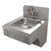 Thumbnail image #1 for Advance Tabco ADA Compliant Wall-Mounted Hand Sink with Tapered 14 x 16 x 5-Inch Bowl, Faucet, Soap Dispenser and Basket Drain