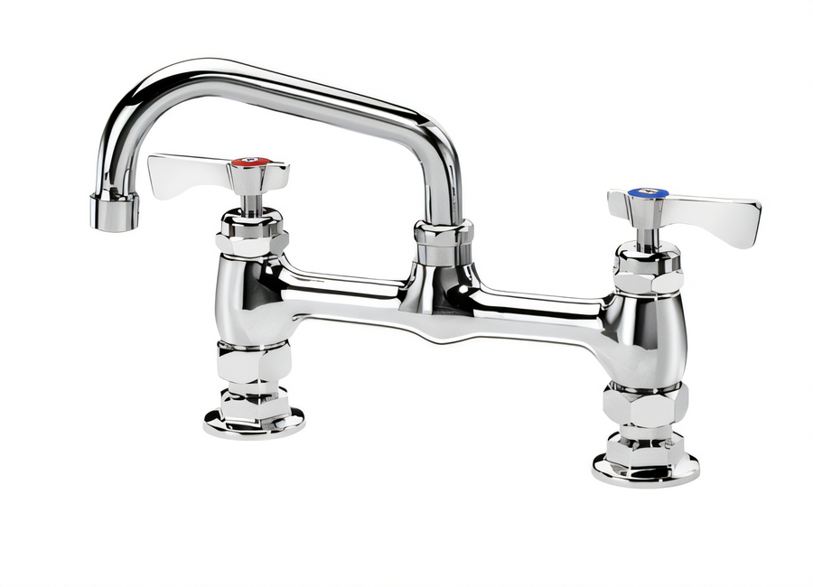 Product image #1 for Krowne Royal Series 8-Inch Center Raised Deck Mount Faucet with 6-Inch Swing Spout