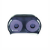 Thumbnail image #1 for San Jamar Versatwin Classic Wall-Mounted Twin-Roll Bath Tissue Dispenser, Black Pearl