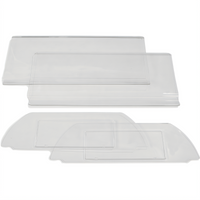 SixStar 4 Ft. Clear Sneeze Guard Conversion Kit for FiveStar Food Bar