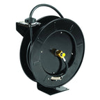 Thumbnail image #1 for T&S Brass equip 5HR-242-01-GH Open Epoxy-Coated Steel Retractable Hose Reel with 3/8" x 50' Hose