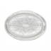 Thumbnail image #1 for Winco Oval Chrome-Plated Serving Tray with Gadroon Edge, 18-3/4 x 13 In.