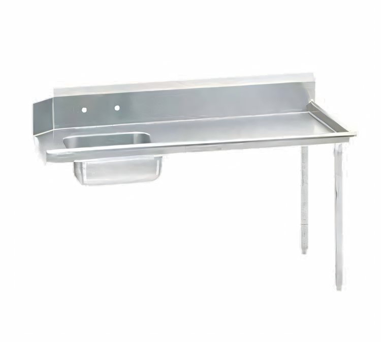 Product image #1 for Advance Tabco 83-Inch Right-Hand Straight-Soil Dishtable with Pre-Rinse Sink, 304 Stainless Steel