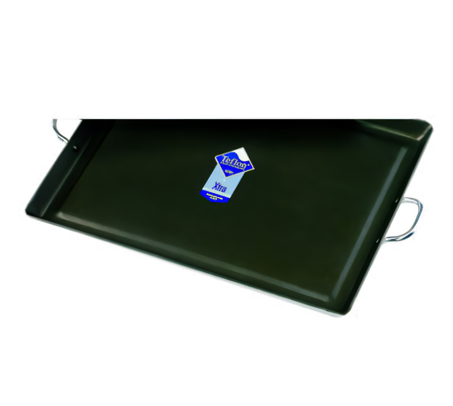 Product image #1 for Teflon Xtra Small Rectangular Aluminum Non-Stick Griddle with Wire Loop Handle